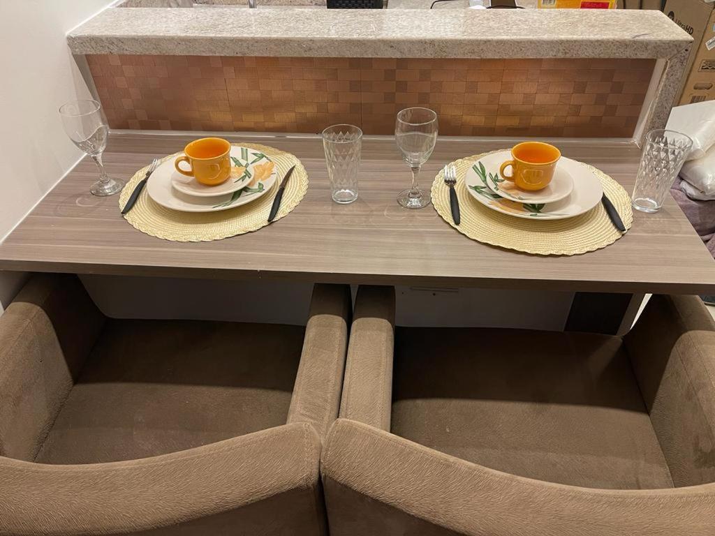Apartamento Loft de 1 Quarto com Varanda