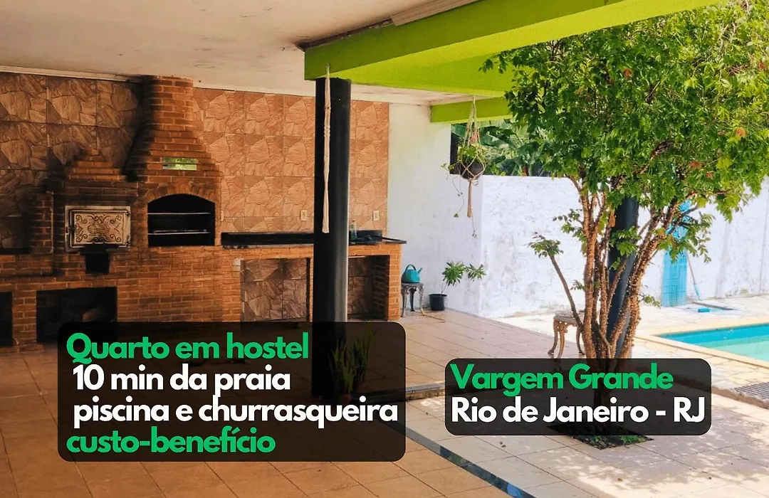 Quarto 2, piscina, a 5 min Praia do Recreio, Vargem Grande - perto CT do Flamengo-1
