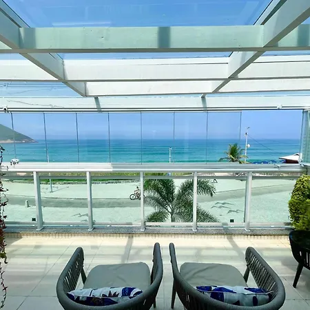 Frente Mar no Recreio com Varanda Privativa e Vista Deslumbrante-2