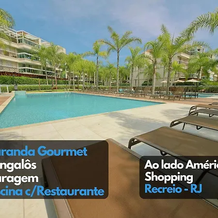Apto em Resort Varanda Gourmet perto praia Recreio - ao lado do Américas Shopping-2