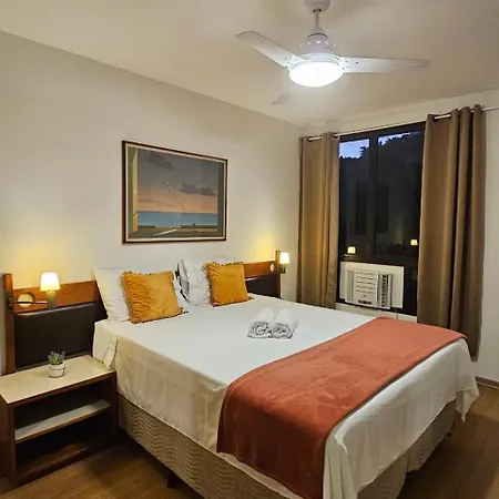 Praia, Piscina, Vista, Shopping, Tudo Junto Em Um So Lugar. Quarto E Sala Mais Do Perfeito.-3