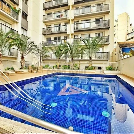Ape Moderno Com Varanda, Piscina E Academia-3