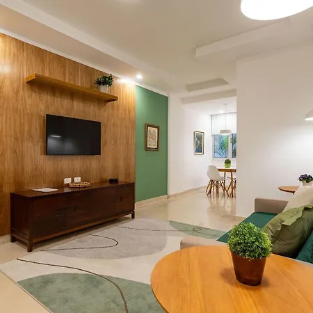 Novo. Vista Lateral Para A Praia, 2 Ou 3 Quartos, Wi Fi, Cozinha Completa E Ar.-2
