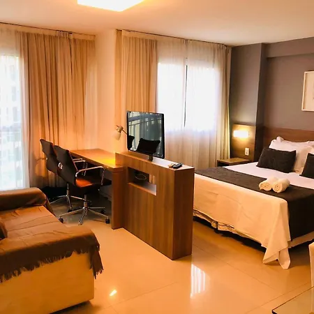 Flat Maravilhoso Inteiro Na Barra Da Tijuca Com Garagem-3