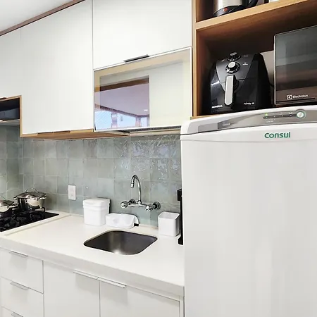 Apartamento Barramares Flat - Condomínio em frente à praia da Barra da Tijuca-3