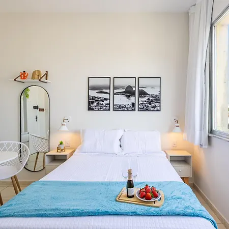 Loft com vista pro Pão de Açúcar! A/C, Wi-Fi, TV-2