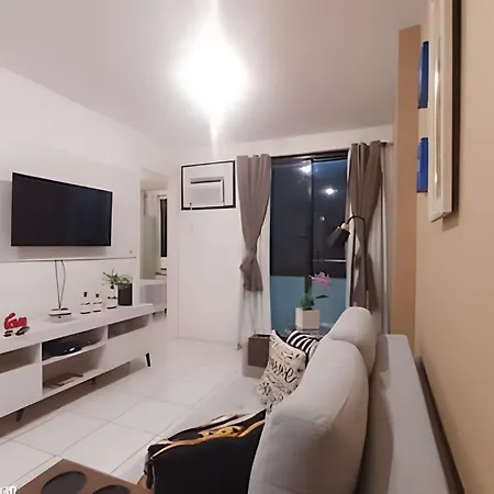 Flat com Piscina, Sauna e Estacionamento-3