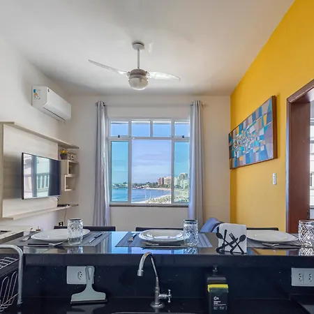 Flat em Copacabana Vista Mar, Climatizado-3