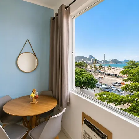 Studio com Vista Total da Praia, Posto 5-2
