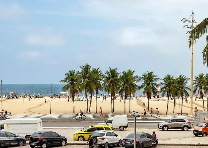 Studio frente mar no Leme para 2 pessoas