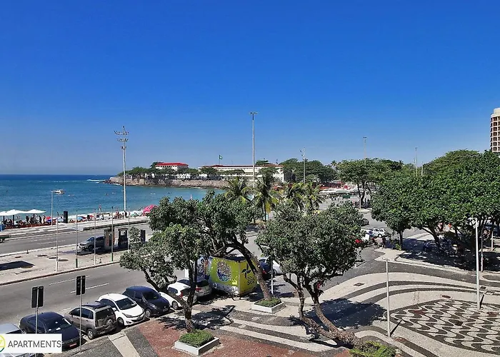 Enorme 3 quartos frente mar para 8 pessoas