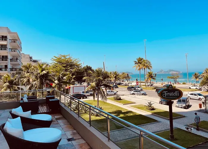 Pe Na Areia! Apart Hotel Com Vista Para O Mar E Lazer Completo! Front Beach Apartment With Ocean View And Amenities! Rio de Janeiro, Brasil
