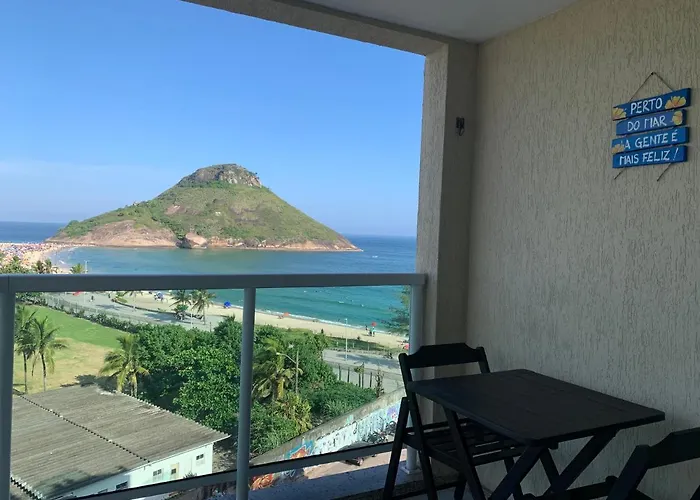 Apto na Praia do Pontal com vista deslumbrante - Villa del Sol Residences