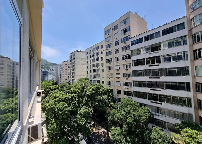 Esplêndido e Moderno Copacabana - 3 quadras da praia e metrô - ar condicionado
