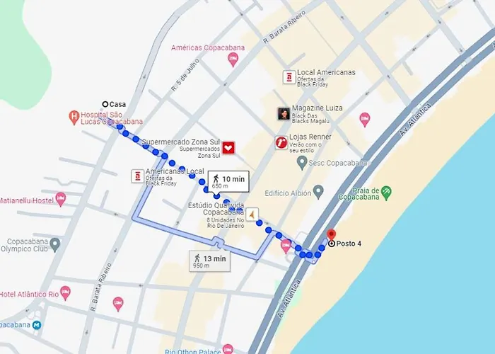 Espacoso 2 Quartos Em Copacabana A 500M Da Praia E Metro