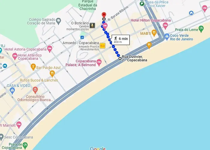 Apê Jade, 400 m da praia de Copacabana
