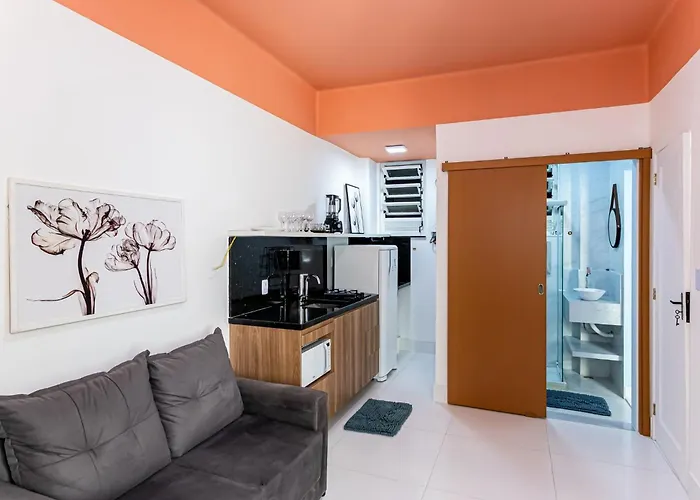 Ape 2 Quartos Em Copacabana, Praia E 4 Hospedes Rio de Janeiro, Brasil