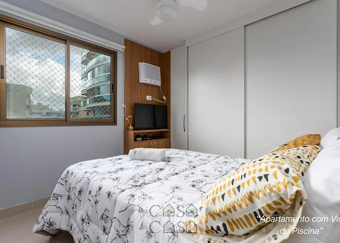 2 Apartamentos Individuais de 3 QUARTOS com ESTACIONAMENTO em Condomínio com PORTARIA 24h, Sauna e Parquinho Infantil - Apartamento com Ar Condicionado, SmarTV, Wi-Fi 120 mbps e Cozinha Completa