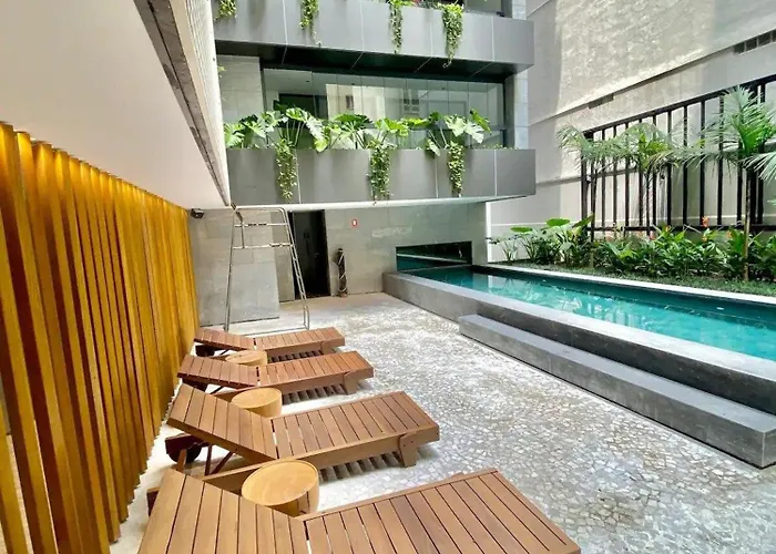 Flat Av. Atlantica Em Frente Ao Mar, Estrutura Total Apartamento Rio de Janeiro, Brasil