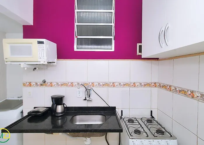 Studio econômico com vista mar em Copacabana