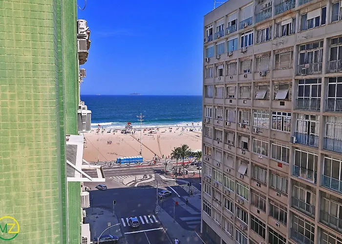 Studio econômico com vista mar em Copacabana