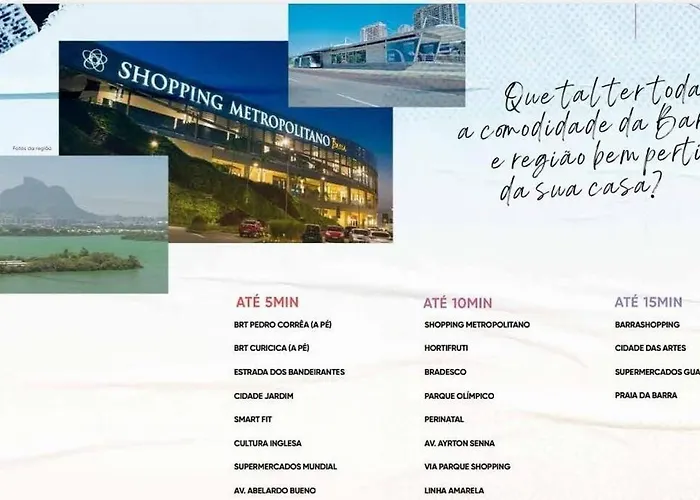 Apto pertinho do Rock in Rio