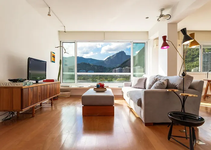 Unhotel - Home Office Loft Vista para Lagoa e Cristo Redentor