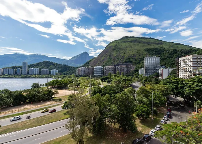 Unhotel - Home Office Loft Vista para Lagoa e Cristo Redentor