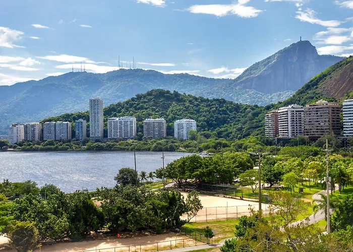 Unhotel - Home Office Loft Vista para Lagoa e Cristo Redentor