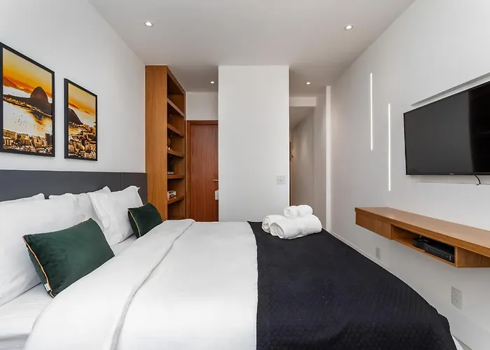 Unhotel - Studio Design Moderno, Av Atlantica - Praia De Copacabana