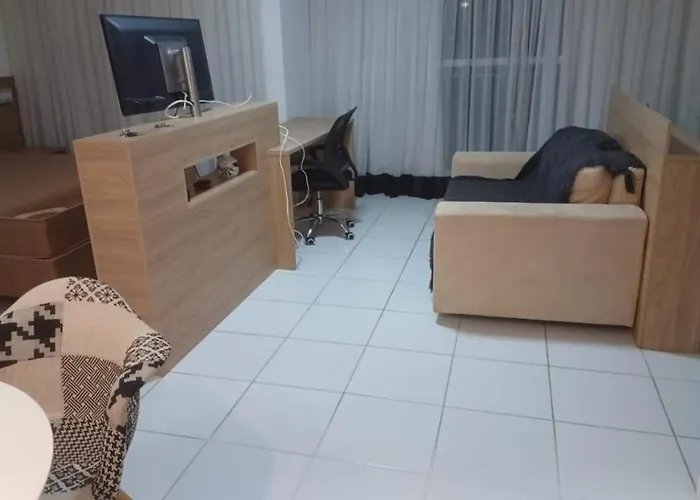Flat Verano Stay - Suíte e Cozinha