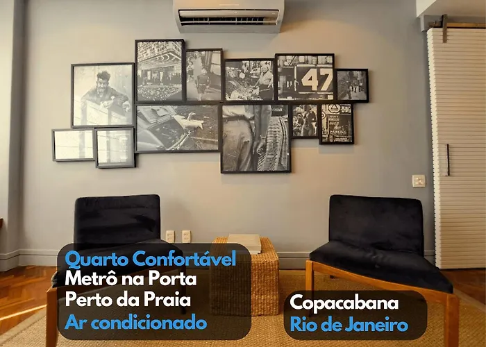 Quarto2 Exclusivo Ar Vaga Metro Praia Copacabana - Proprietario Mora No Local