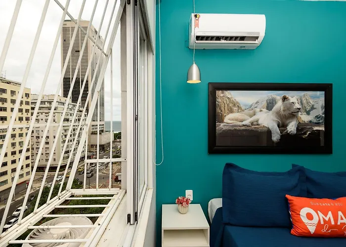 1Quarto Com Vista Mar Em Copacabana | Mvc 15/911 Rio de Janeiro, Brasil
