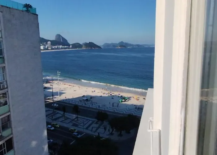 Vista Praia de Copacabana Quarto Laranja 304