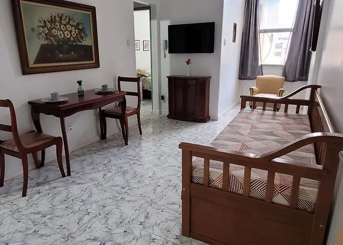 HospedaCopa 1203 - Belíssimo na Quadra da Praia