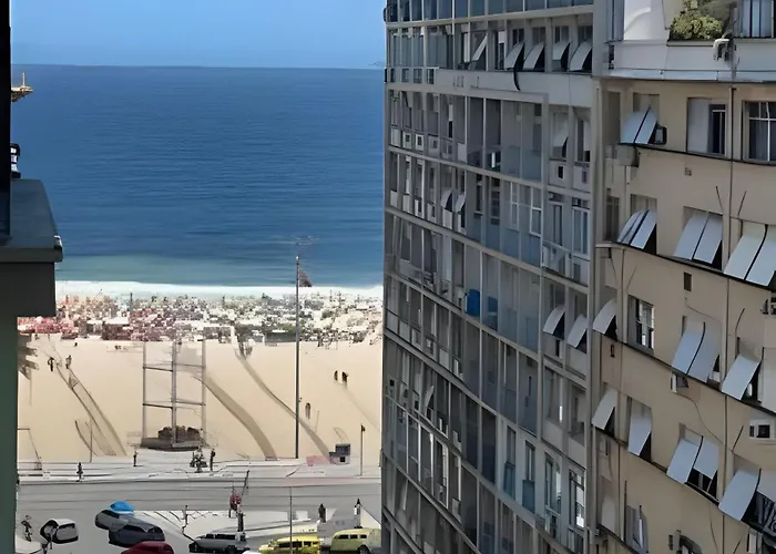Apartamento em Copacabana 1 quarto com vista Mar pertinho da praia