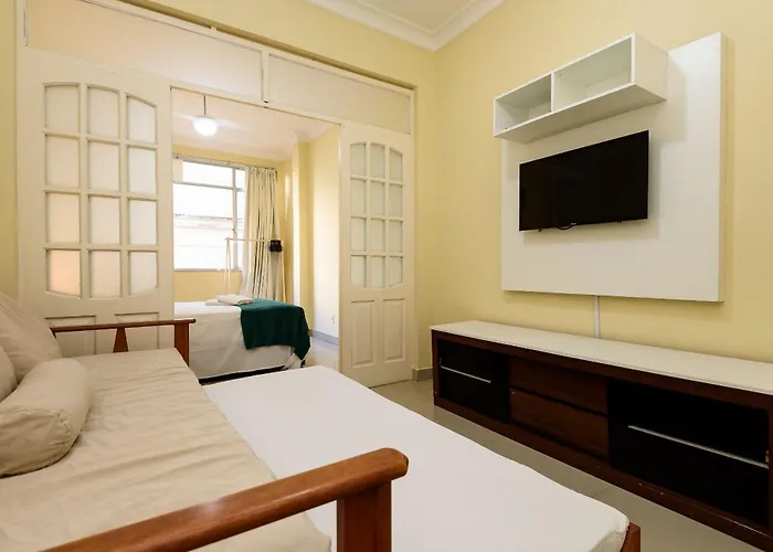Studio confortavel para 4 pessoas em Copacabana