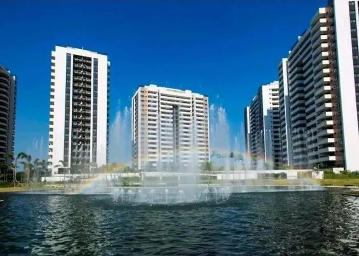 Apartamento um quarto Ilha Pura, Rio Centro, próx Parque Olímpico