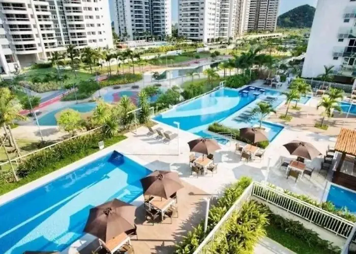 Apartamento um quarto Ilha Pura, Rio Centro, próx Parque Olímpico