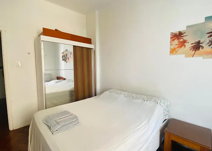 Studio Completo Na Praia De Copacabana , Claro E Silencioso, Com Ar, Wifi, Netflix, Ate 3 Pessoas, Pauloangerami Br502 Rio de Janeiro, Brasil