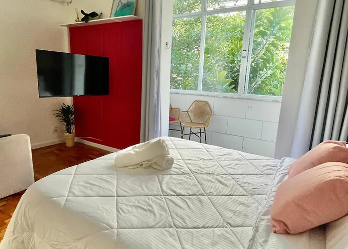 Loft espaçoso a 300m da praia