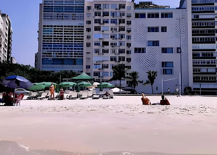 Studio Pé na Areia em Copacabana