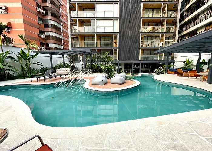 Studio Leblon - Moderno com piscina e academia.