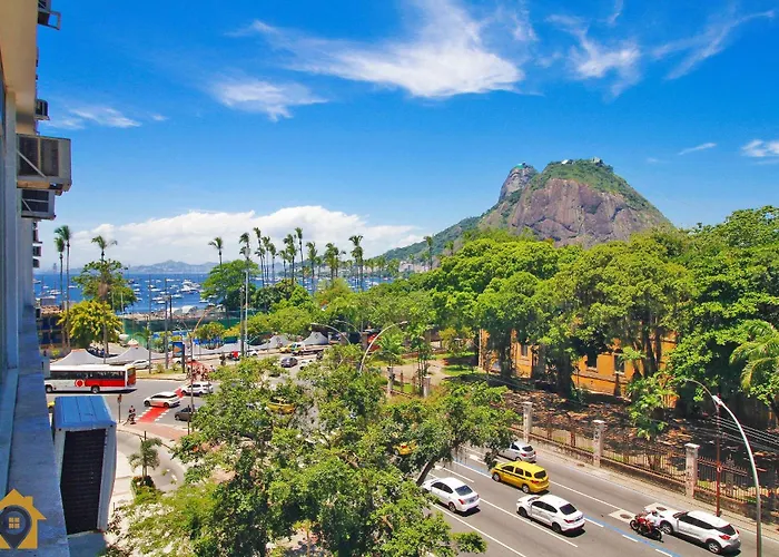 Charmoso apartamento c/ vista para o Pão de Açúcar