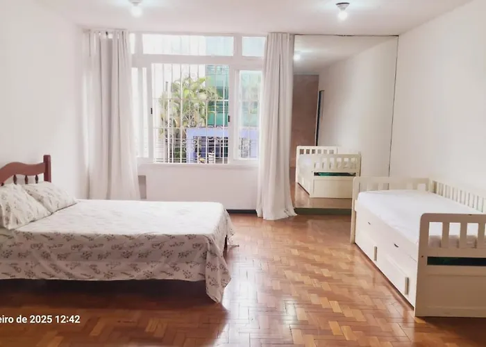 Apartamento espaçoso e completo no Centro do Rio, perto do metro