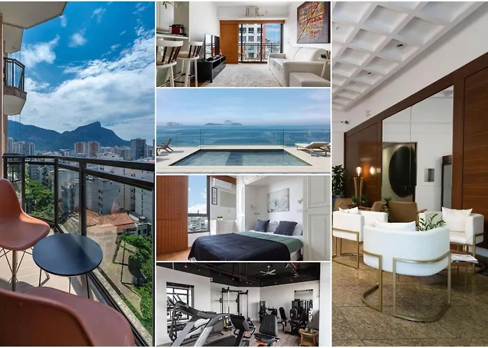 (1008) Apartamento 1 Quarto e Vista para o Cristo
