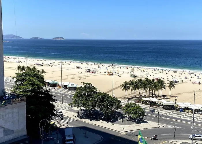 Copacabana Leme Studio - With A Beautiful Ocean View - 10Th Floor - Up To 3 Guests