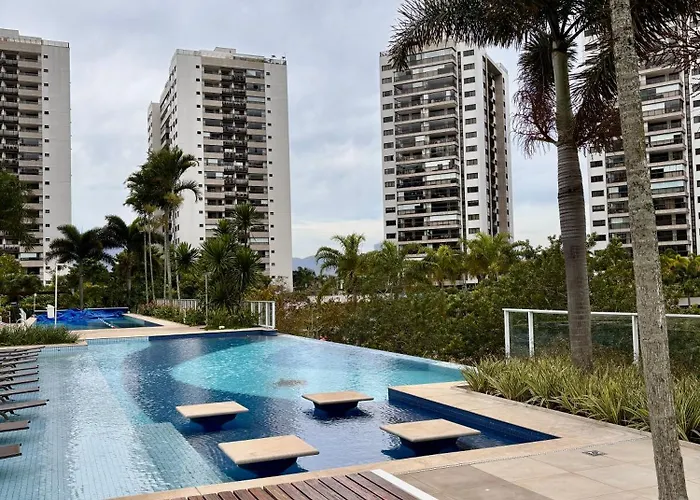 Ilha Pura-Flat completo próximo ao Rio Centro e Arenas-Barra da Tijuca