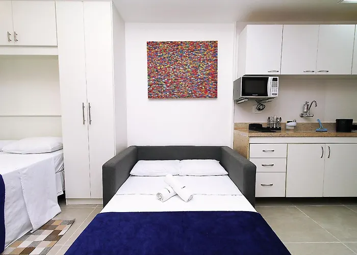 Studio Com Garagem Gratuita Em Copacabana Perto Da Praia C059 Rio de Janeiro, Brasil