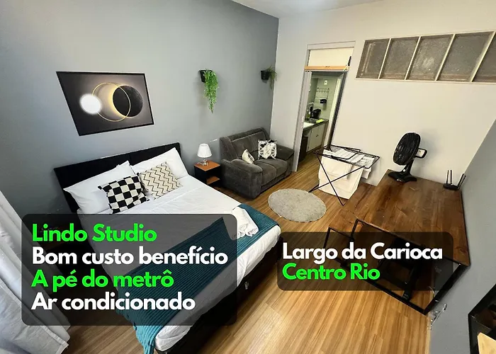 Flat Av Rio Branco 185 Cond Metrô Lapa RJ